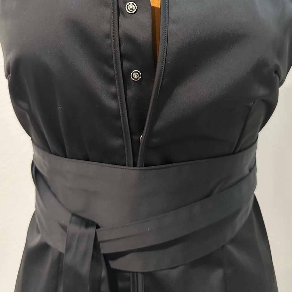 Beautiful, midi black dress, sleeveless